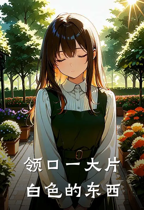领口一大片白色的东西